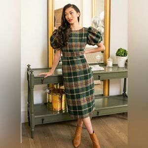 Ivy City Co Plaid Dress